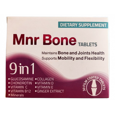 MNR BONE 9 IN 1 DIETARY SUPPLEMENT 30 FILM-COATED TABLETS